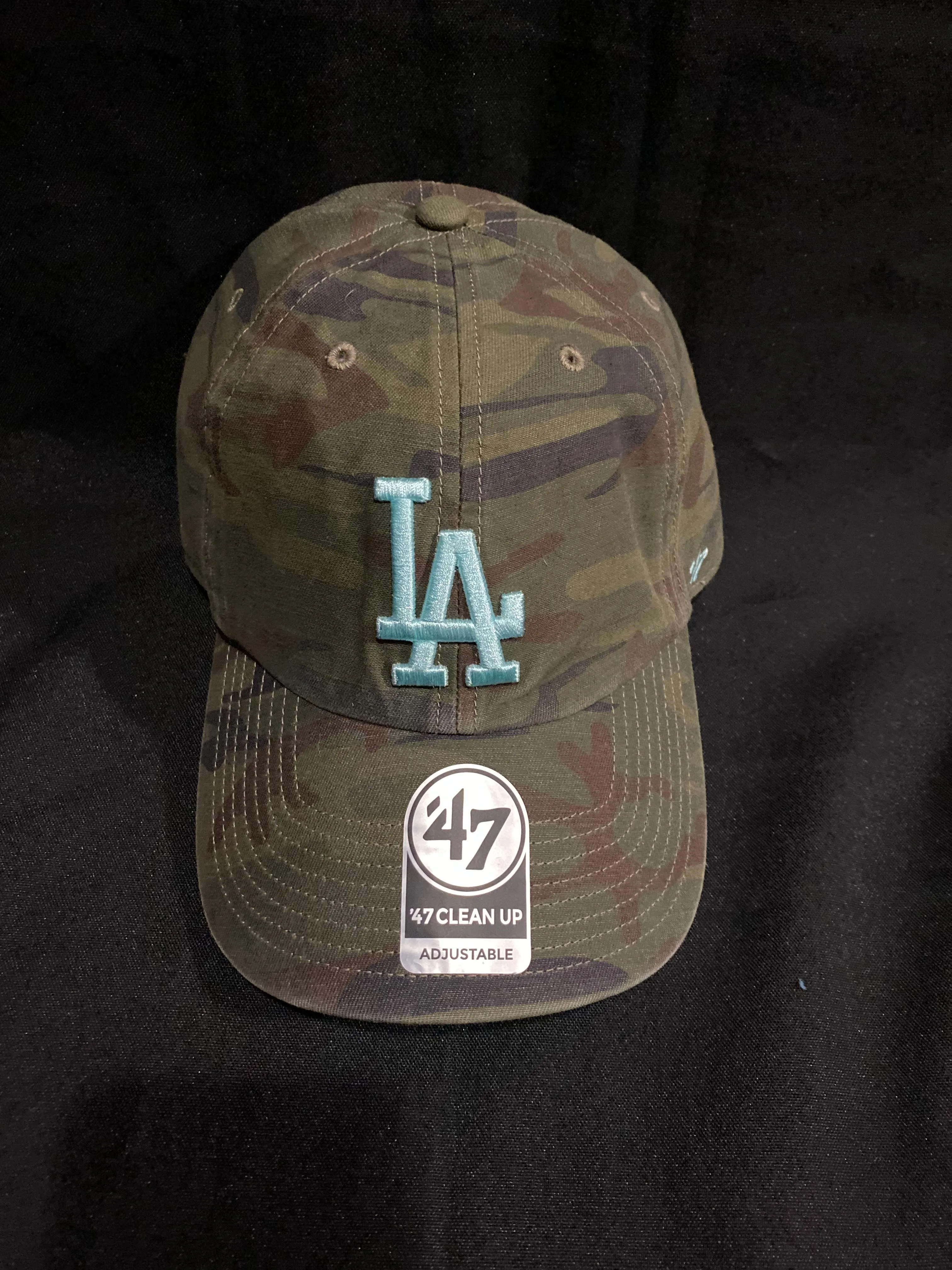 Los Angeles Dodgers ‘47CleanUp Adjustable Hat Camo