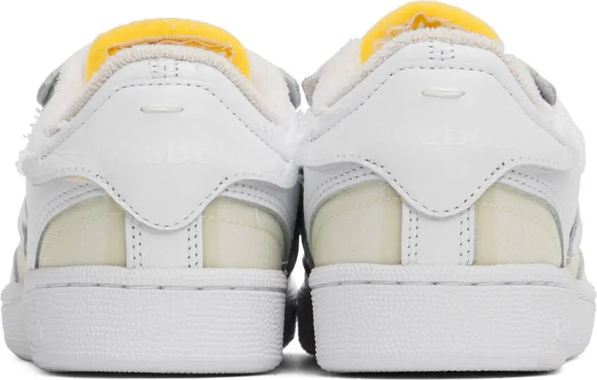 Maison Margiela White Reebok Edition Club C Memory Of Sneakers