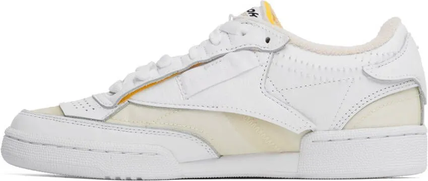 Maison Margiela White Reebok Edition Club C Memory Of Sneakers