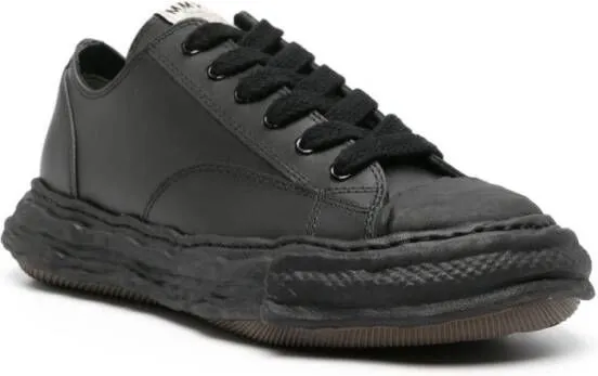 Maison MIHARA YASUHIRO Peterson 23 OG Sole leather sneakers Black