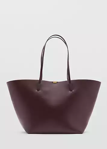 Mango Numa Burgundy City Bag