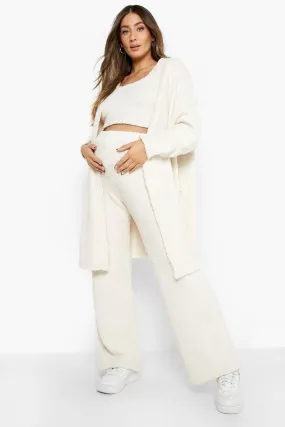 Maternity Super Soft Teddy Knit Joggers