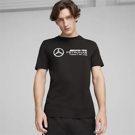 Mercedes-AMG Petronas Motorsport Men's ESS Logo Men's Tee | PUMA Black | PUMA Shop All Puma | PUMA 