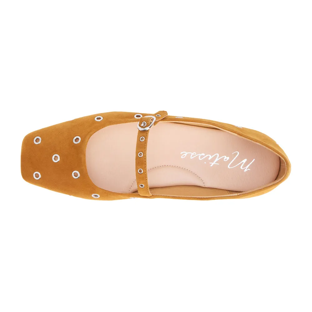 Mick Studded Mary Jane Flats