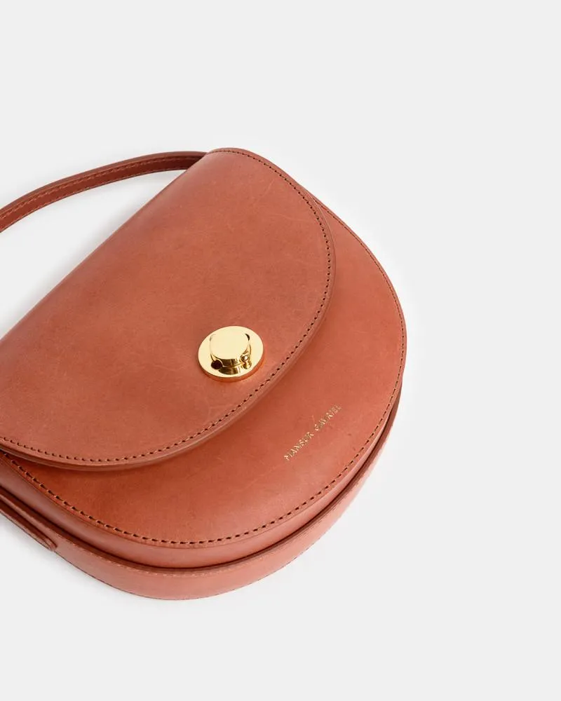 Mini Saddle Bag in Brandy