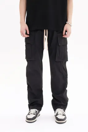 Multi Pocket Straight Trousers