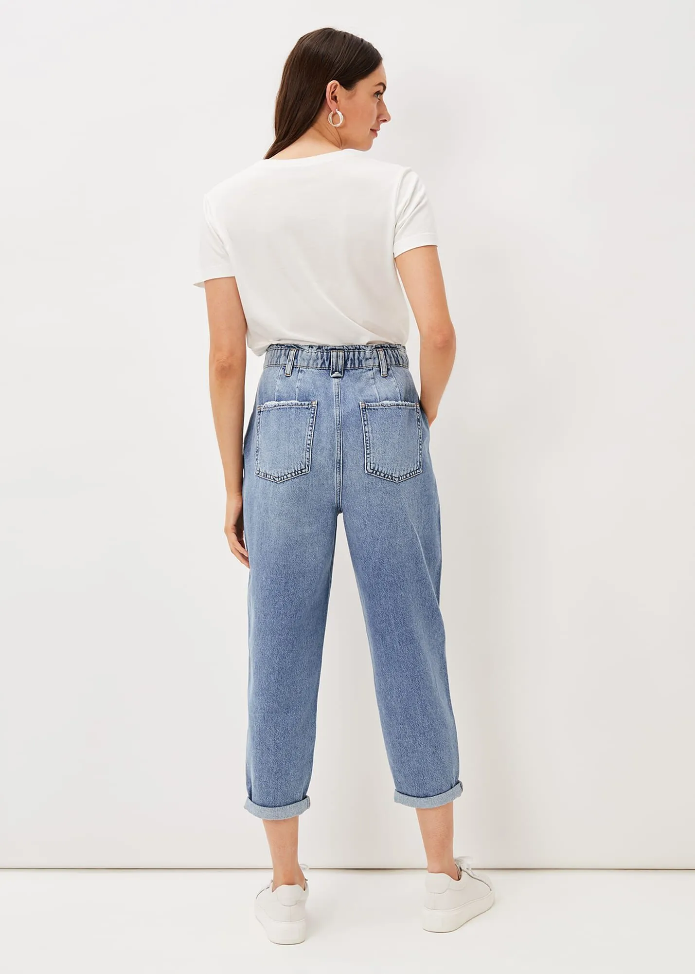 Nadina Paper Bag Waist Jean