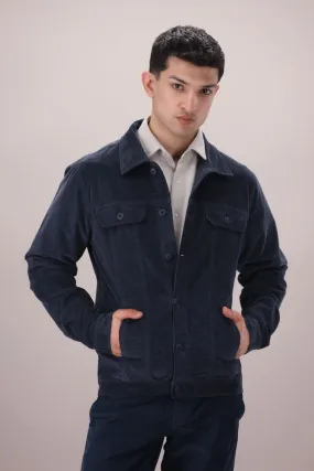 Navy Corduroy Jacket