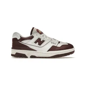 New balance 550 (white burgundy/ burgundy red/ white) men us 8-13