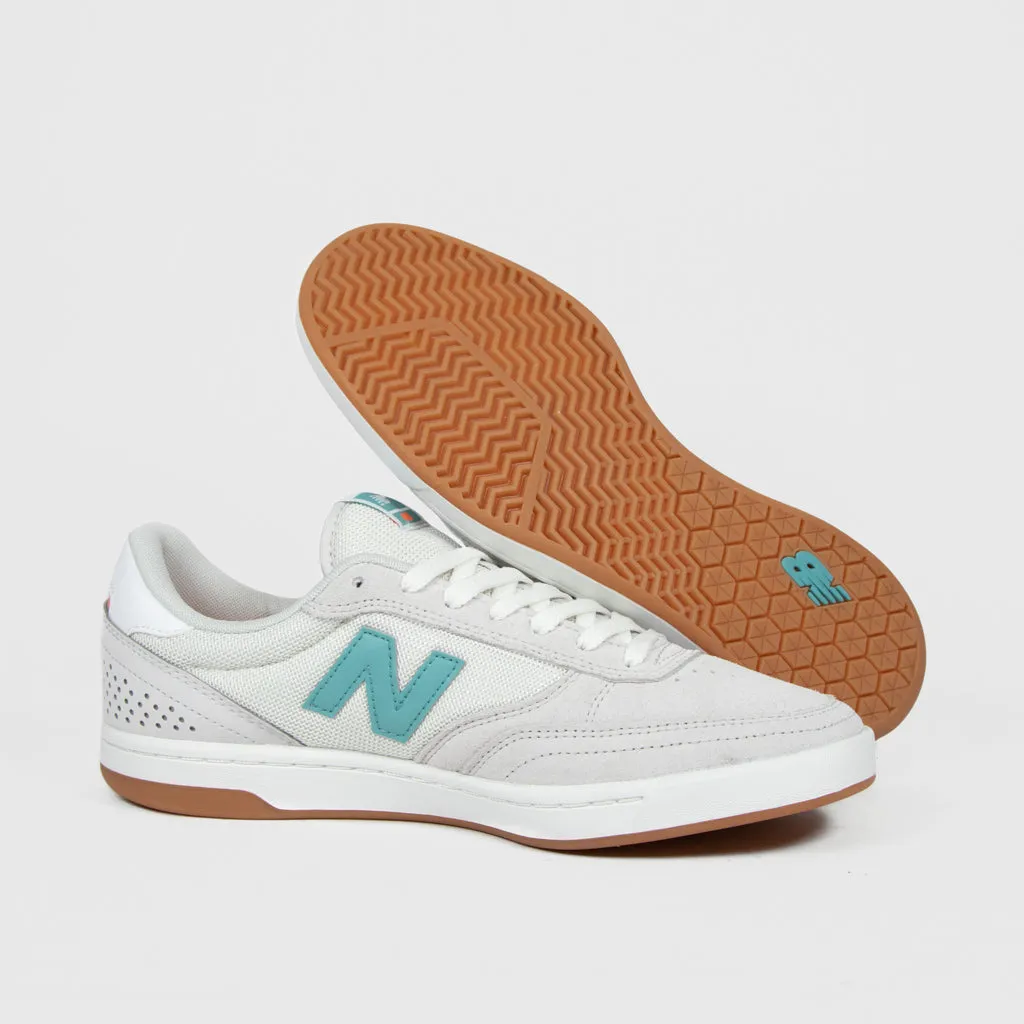 New Balance Numeric - 440 Shoes - Light Grey / Teal