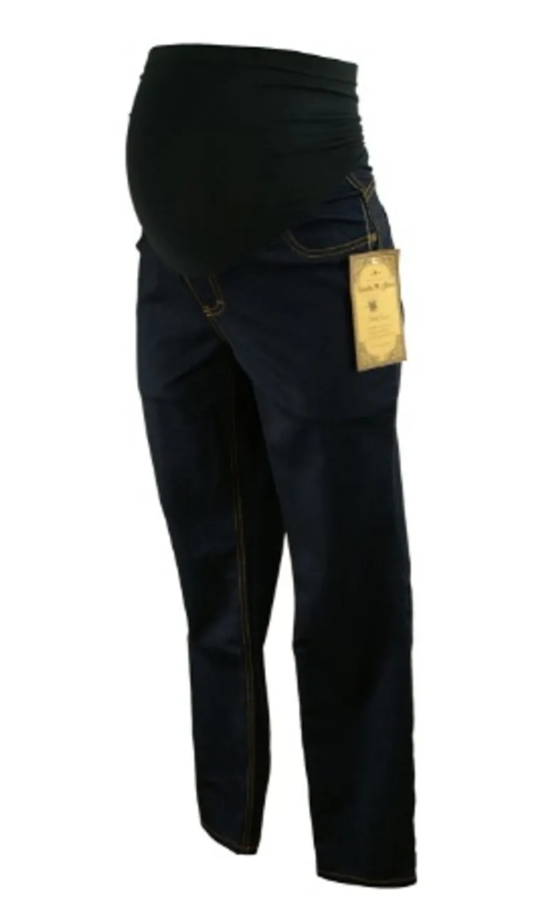 *New* Dark Blue Vanilla Straight Leg Maternity Jeans for Destination Maternity (Size Medium)