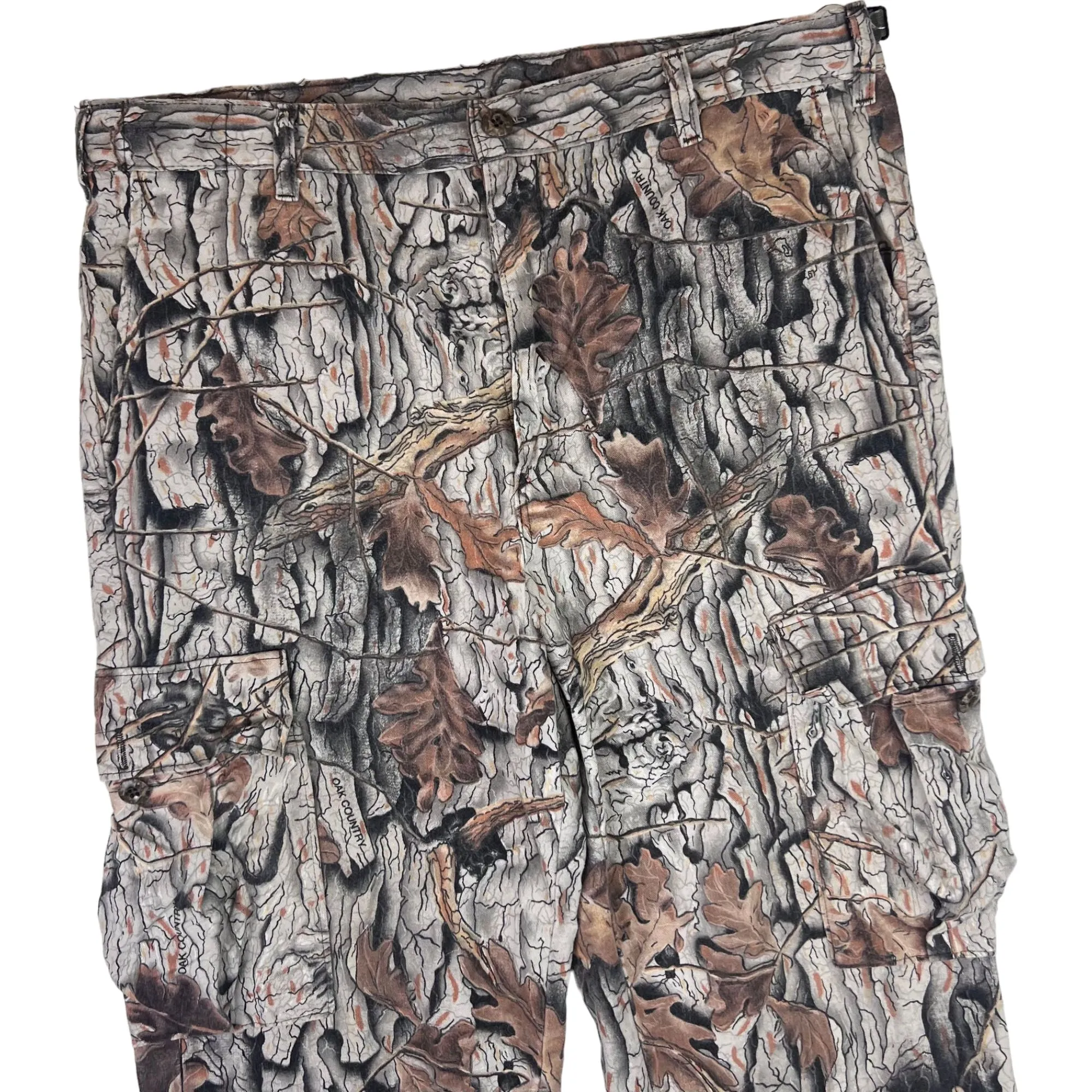 Oak Country Camouflage Real Tree Trousers Mixed Brown