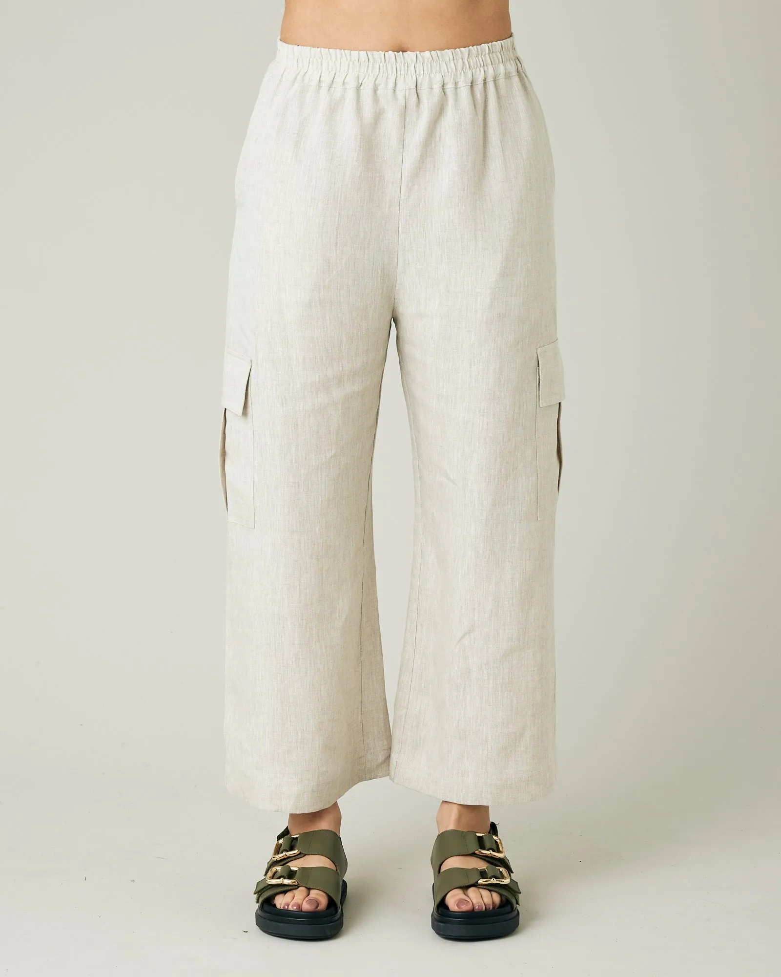 Orla Natural Linen Trousers