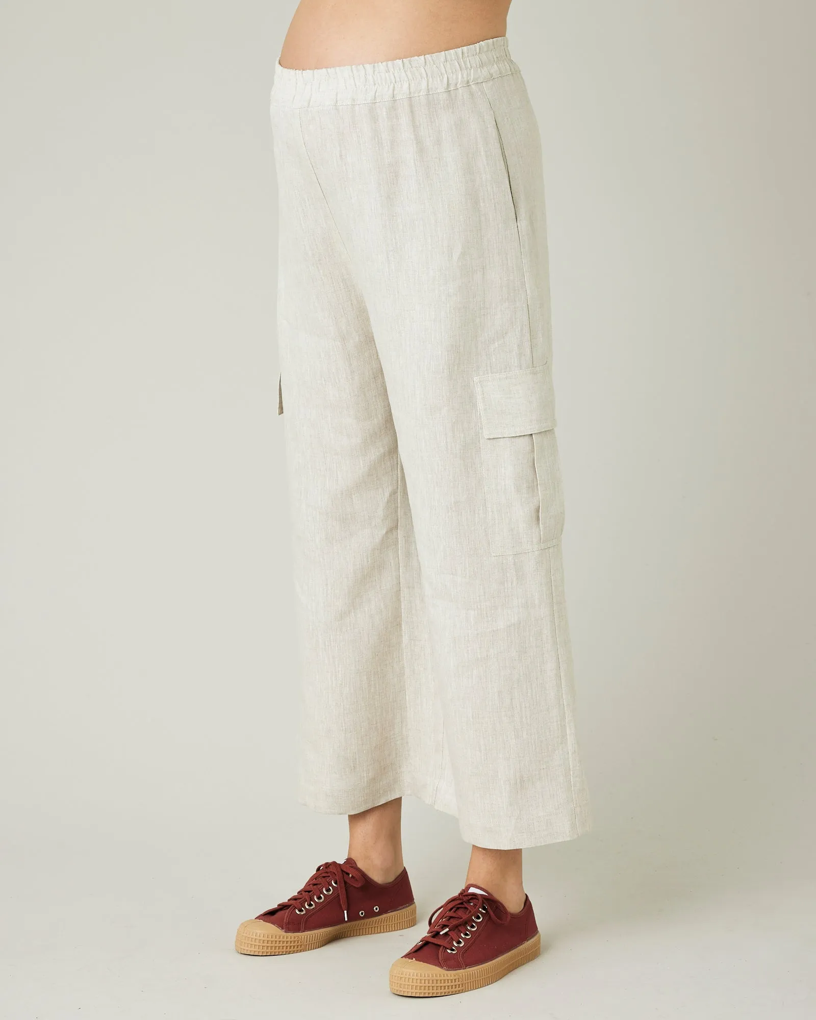 Orla Natural Linen Trousers