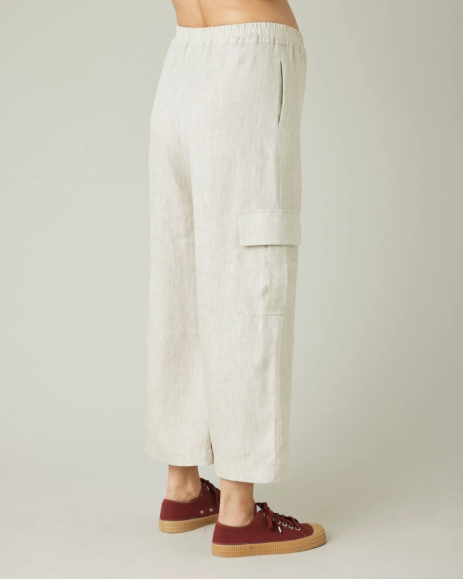 Orla Natural Linen Trousers