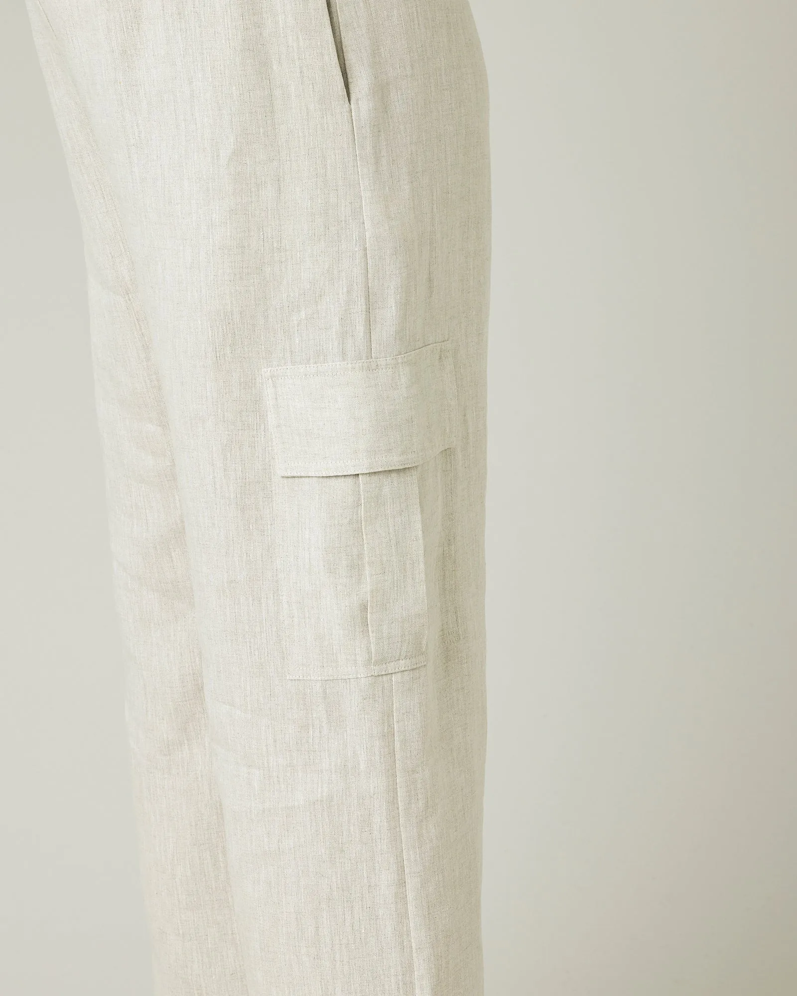 Orla Natural Linen Trousers