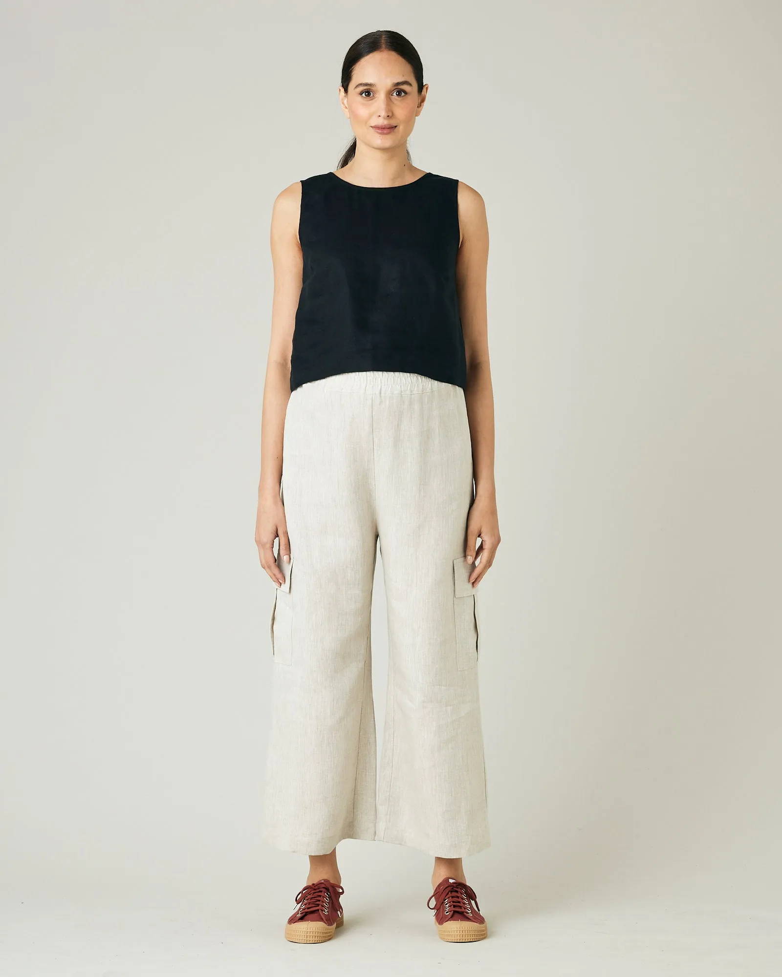 Orla Natural Linen Trousers