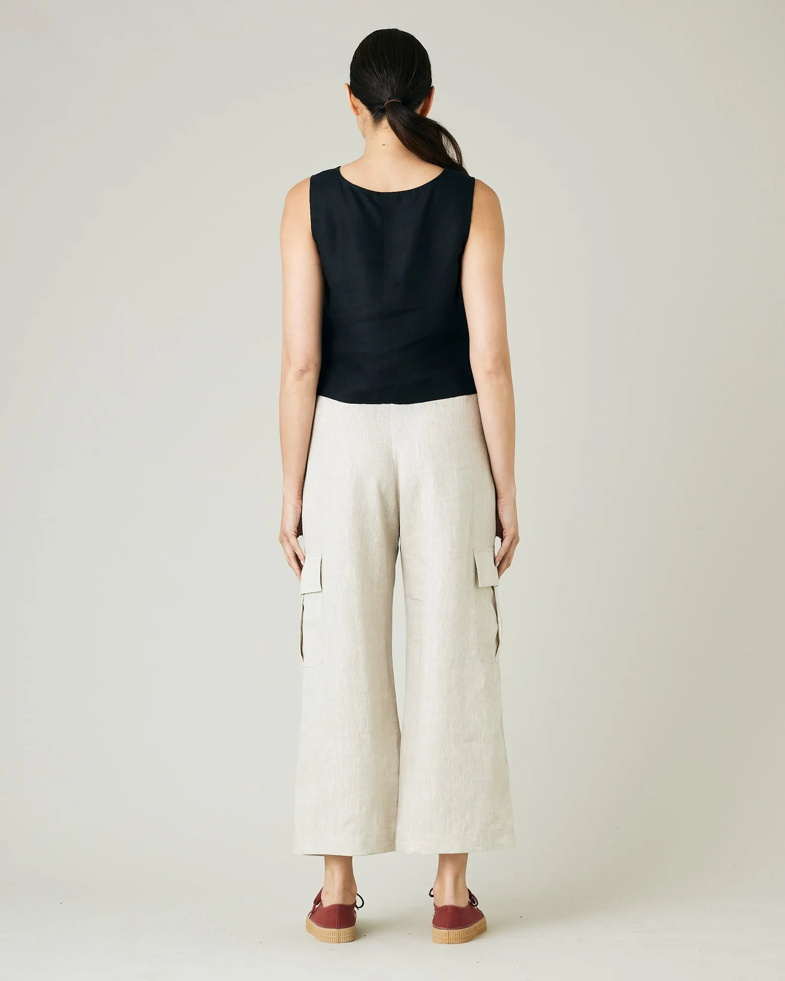 Orla Natural Linen Trousers