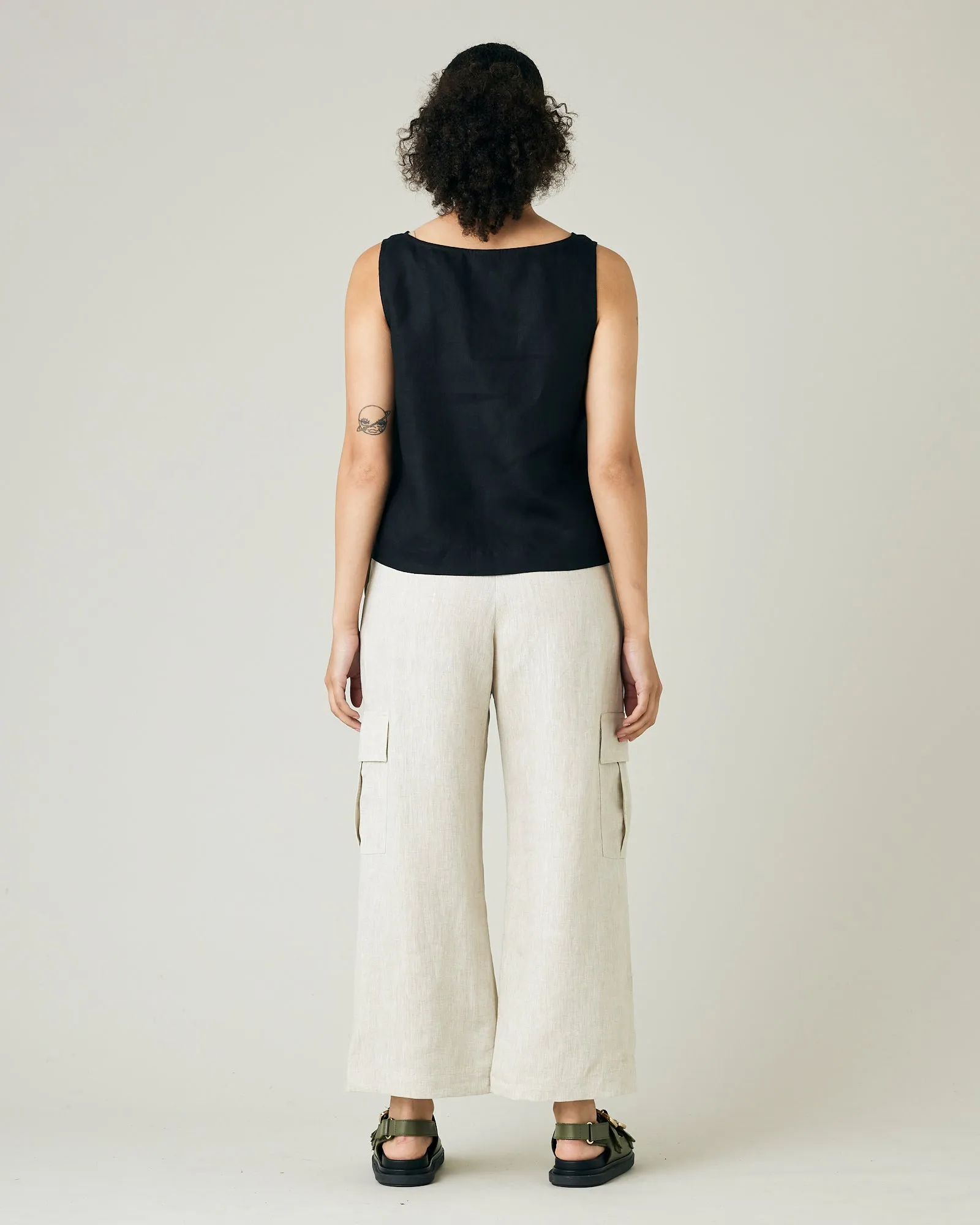 Orla Natural Linen Trousers