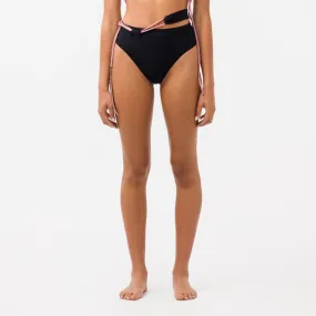 Ottolinger Laced Bikini Bottom in Black