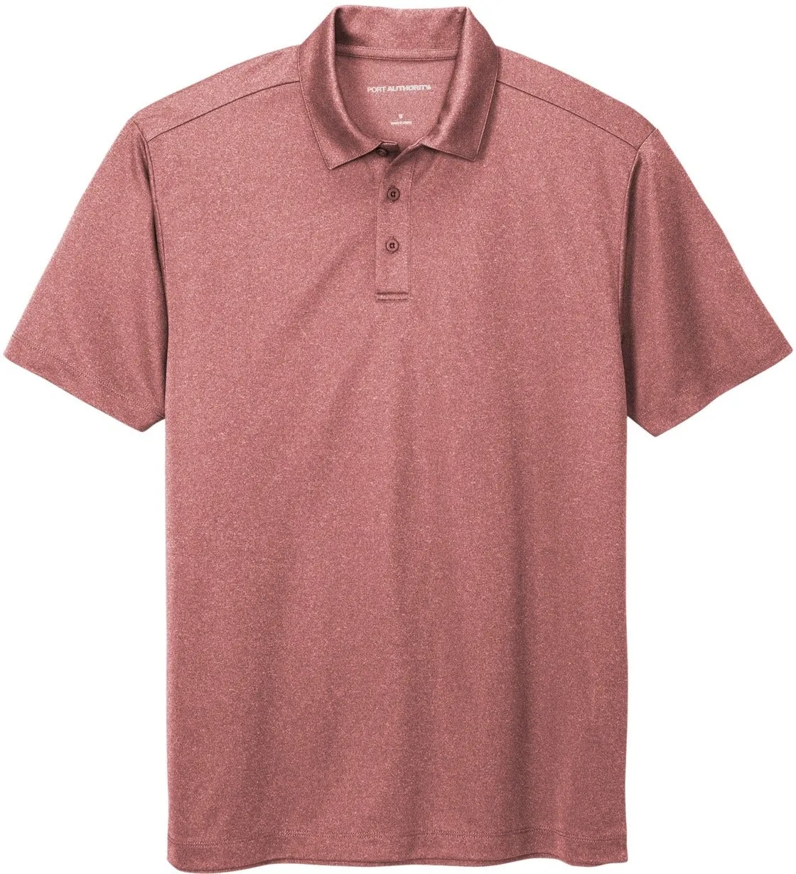 OUTLET-Port AuthorityHeathered Silk TouchPerformance Polo