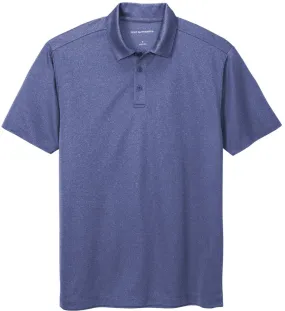 OUTLET-Port AuthorityHeathered Silk TouchPerformance Polo