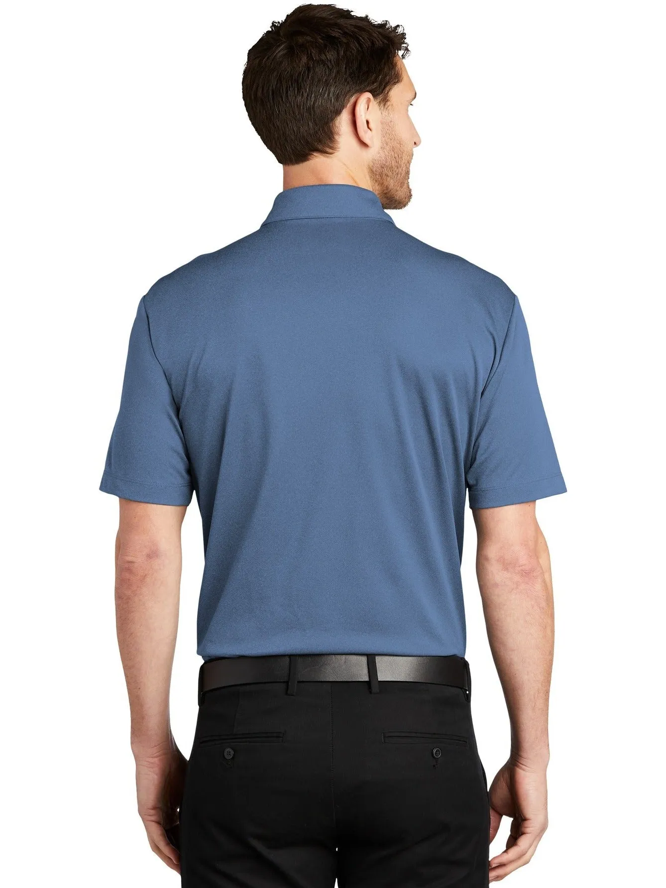 OUTLET-Port AuthorityHeathered Silk TouchPerformance Polo