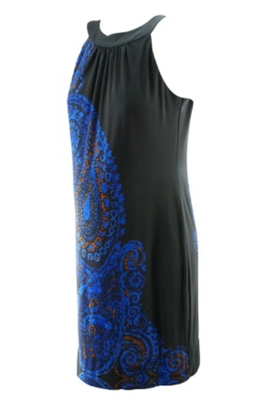 Paisley Print Just... Taylor Maternity Special Occasion Maternity Dress (Like New - Size Small)