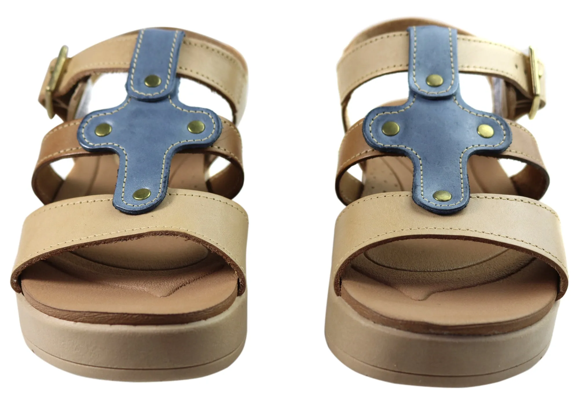 Pegada Atlas Womens Comfortable Leather Sandals Made In Brazil