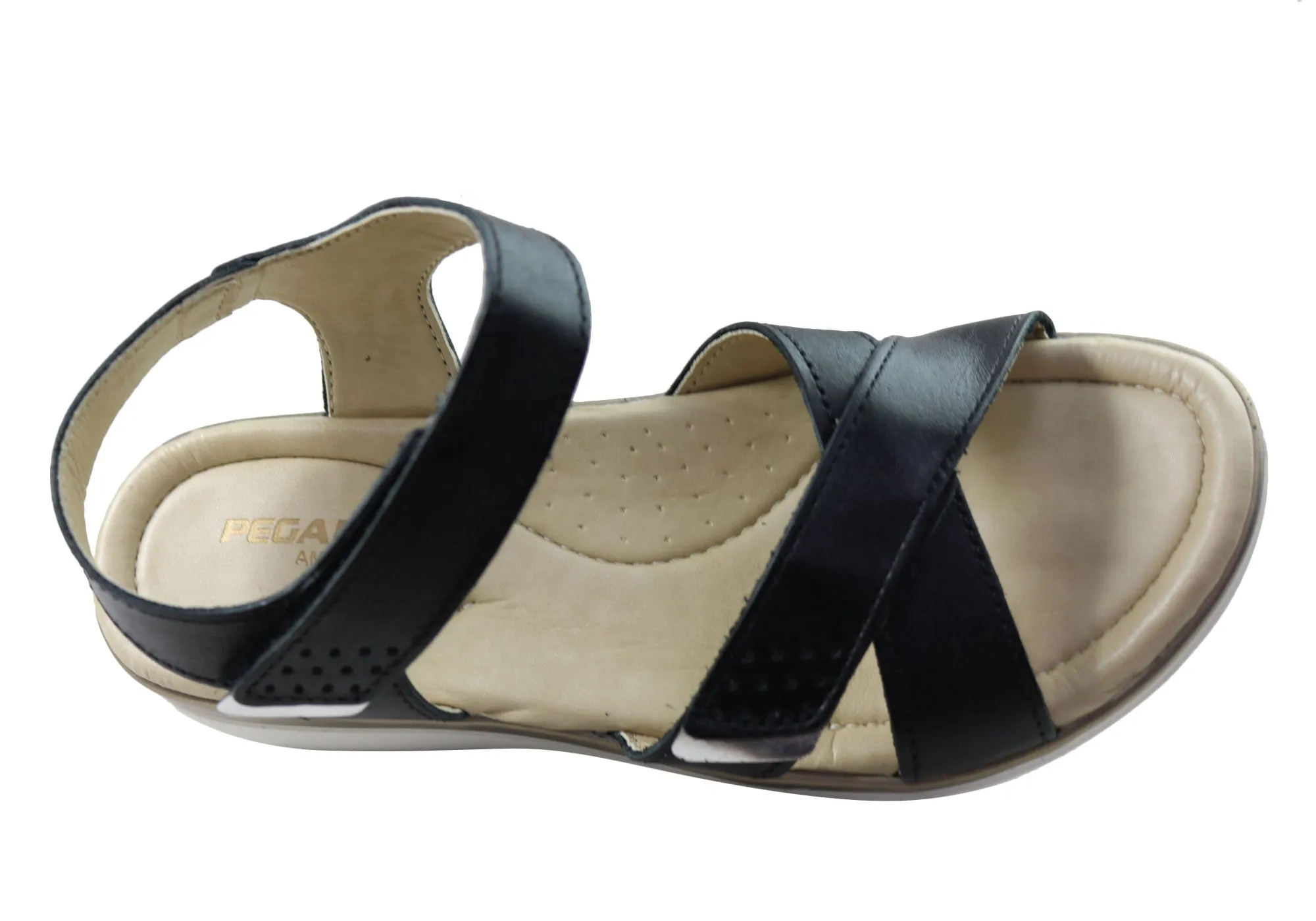 Pegada Kerala Womens Comfortable Leather Sandals Made In Brazil