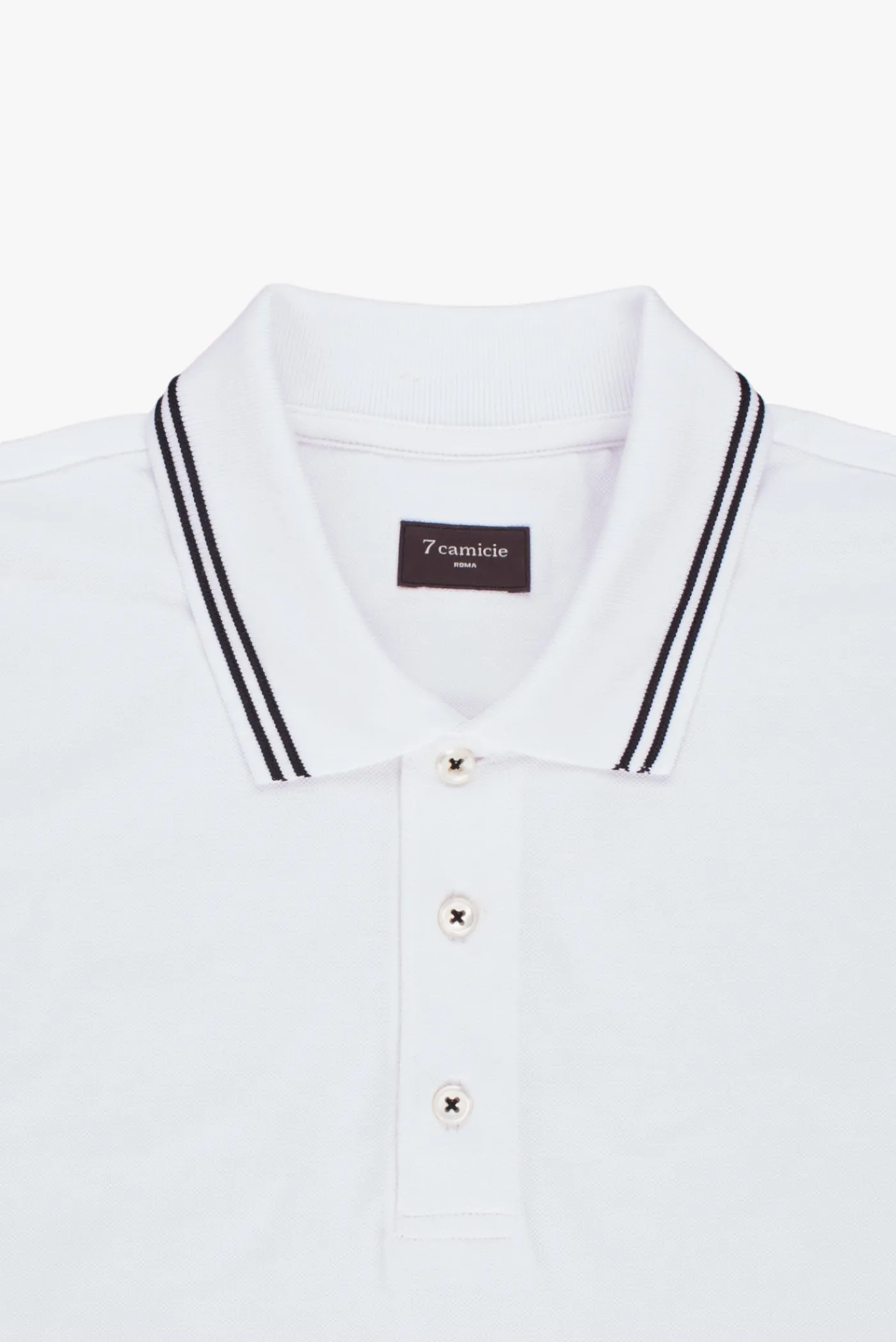 Piquet Man Polo White