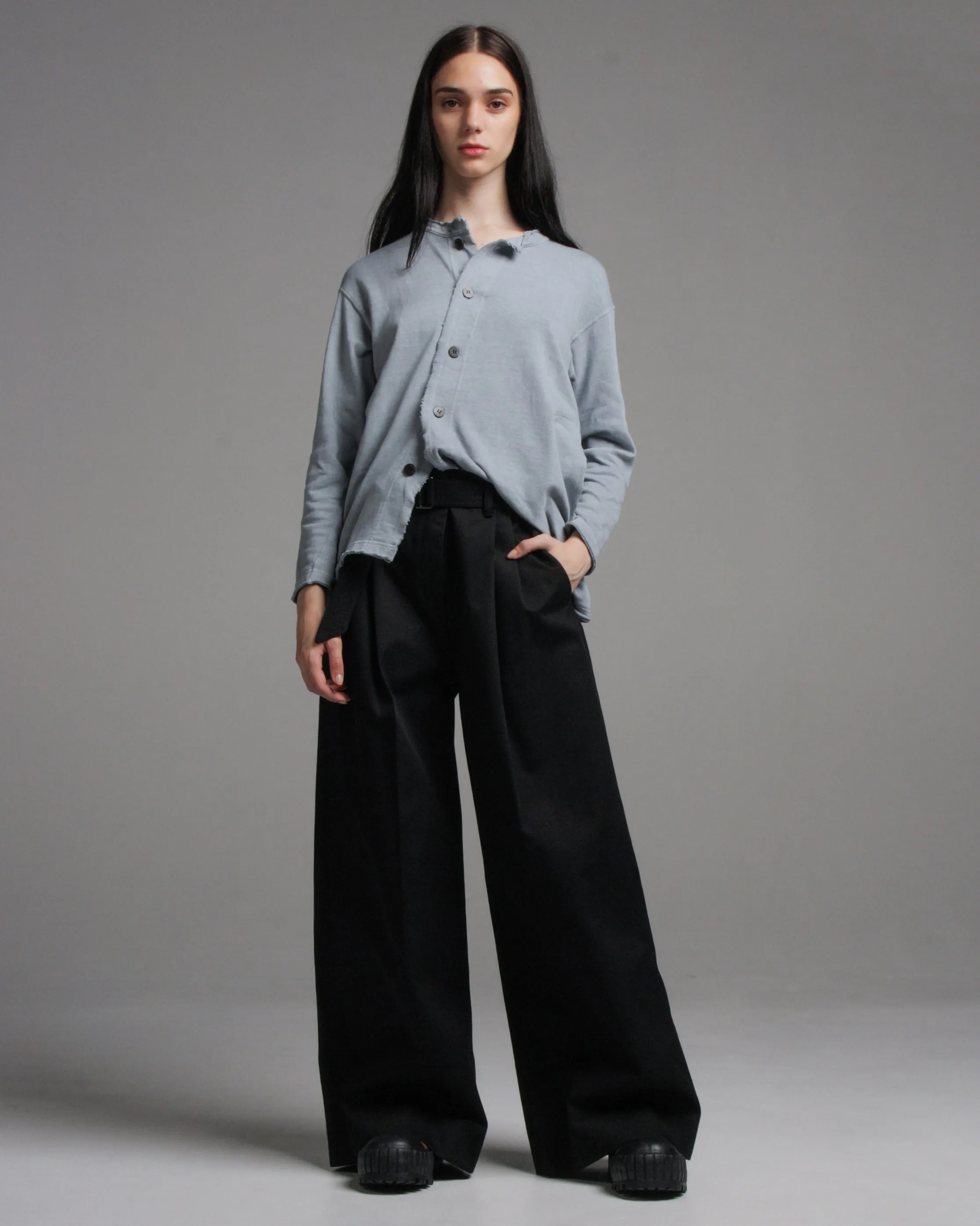 Pliza Wide Pleated Trousers