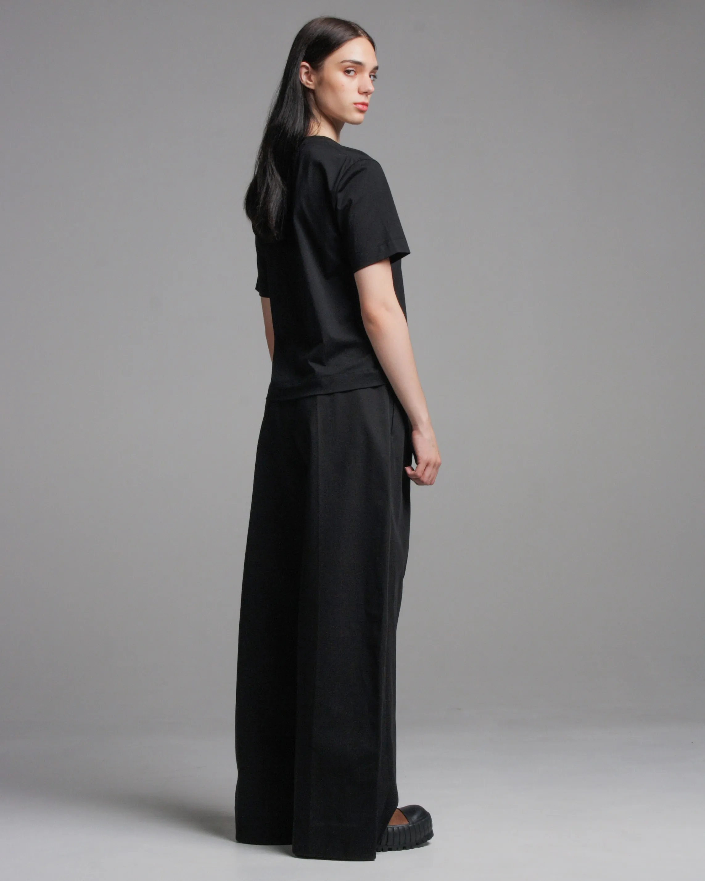 Pliza Wide Pleated Trousers