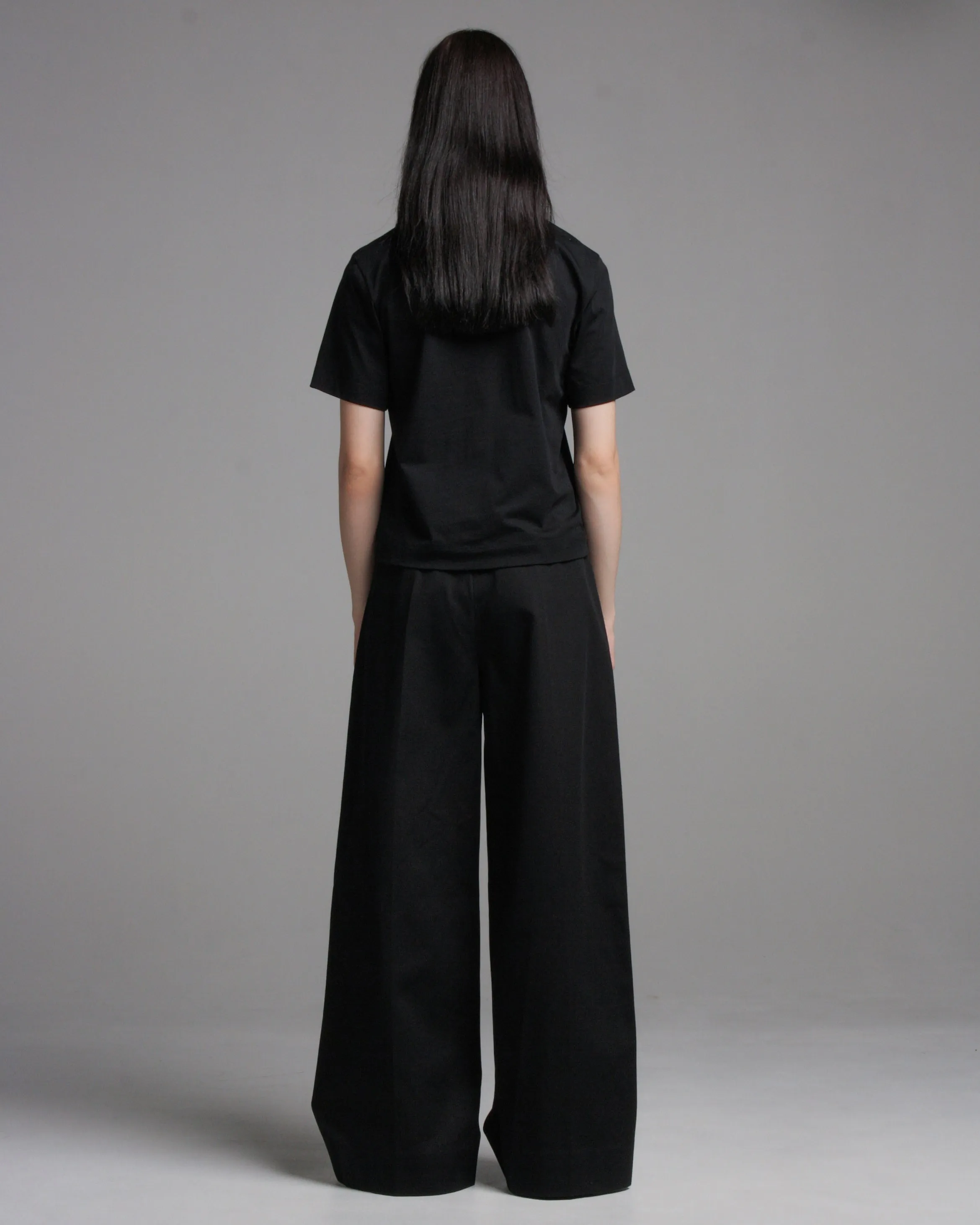 Pliza Wide Pleated Trousers