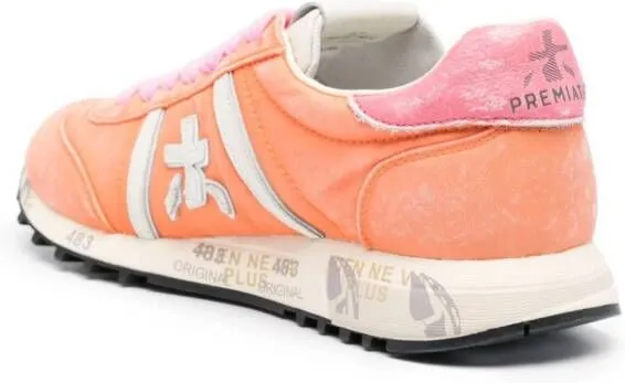 Premiata Lucy panelled sneakers Orange