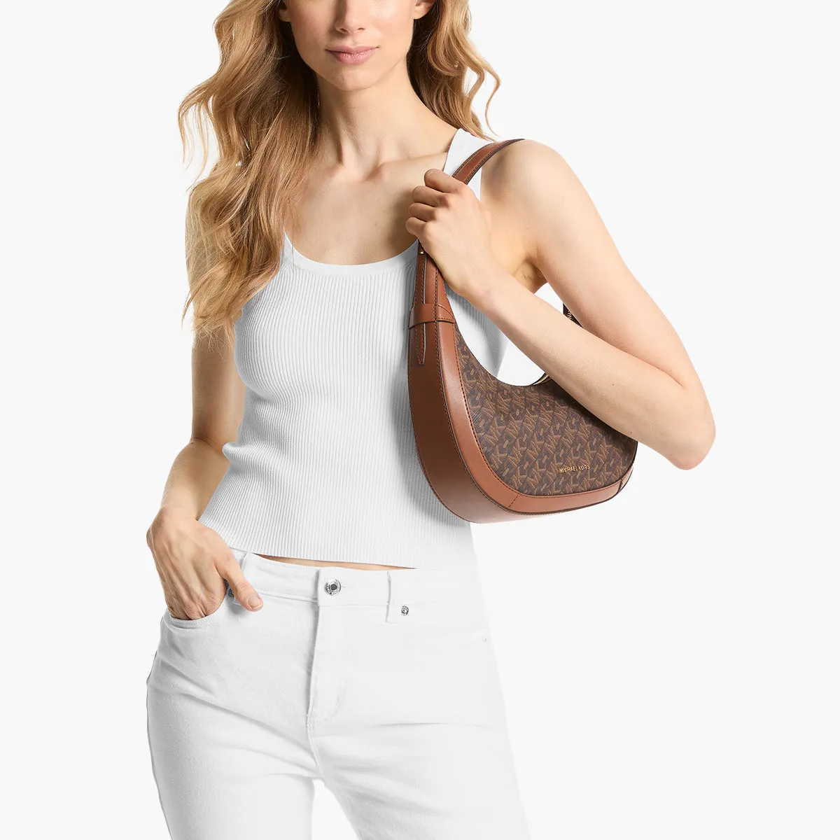 Preston Small Empire Signature Shoulder Bag