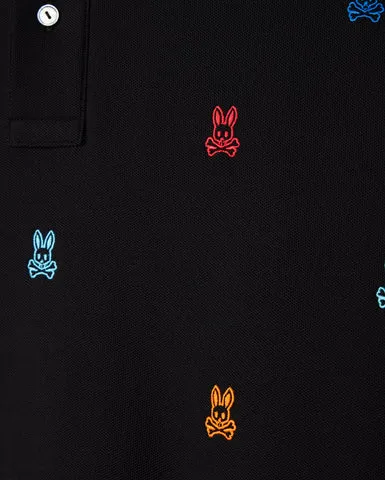 Psycho Bunny Bonham Pique Polo - Black