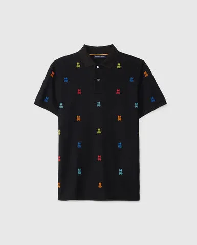 Psycho Bunny Bonham Pique Polo - Black