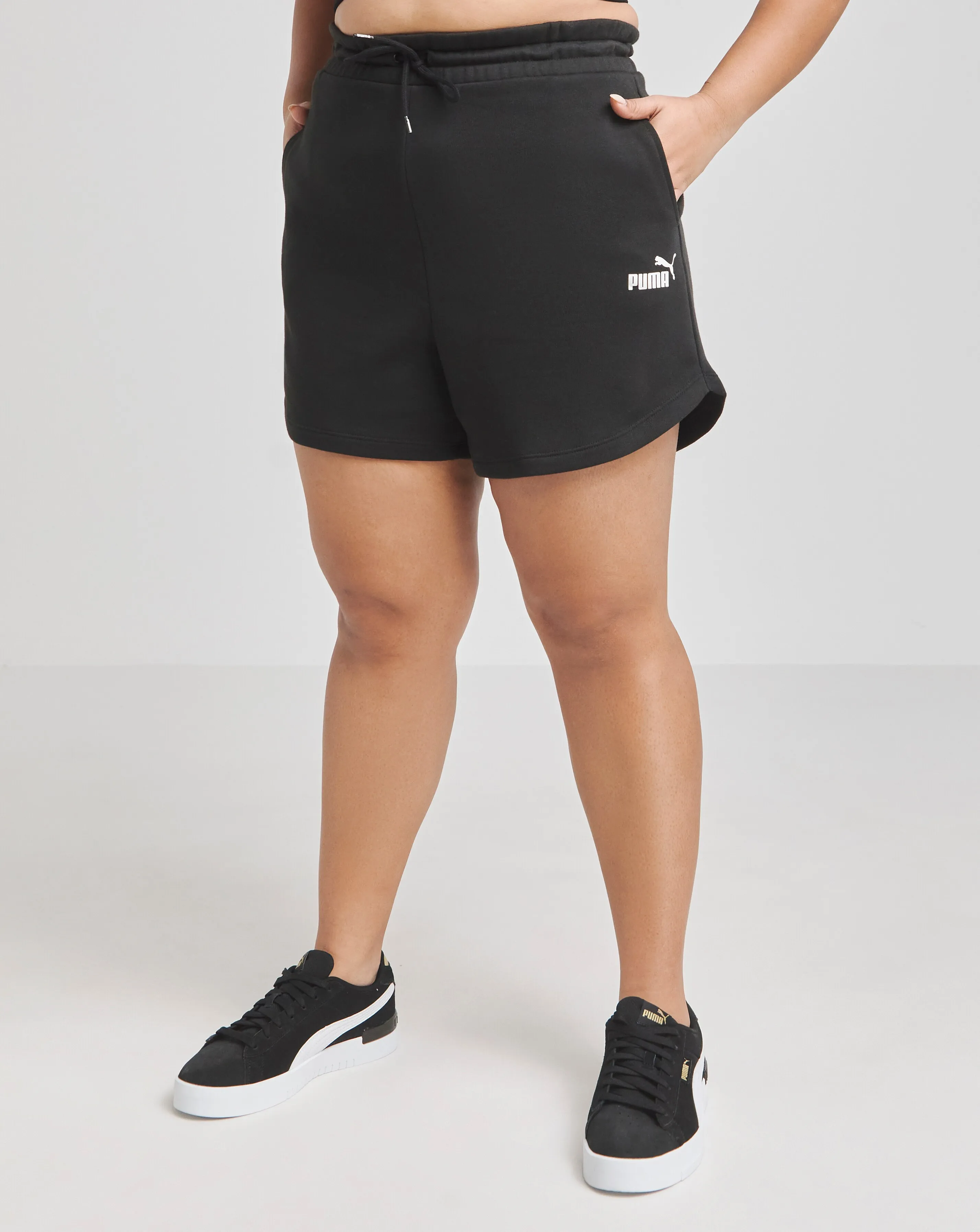 PUMA 5" High Waist Shorts | Simply Be