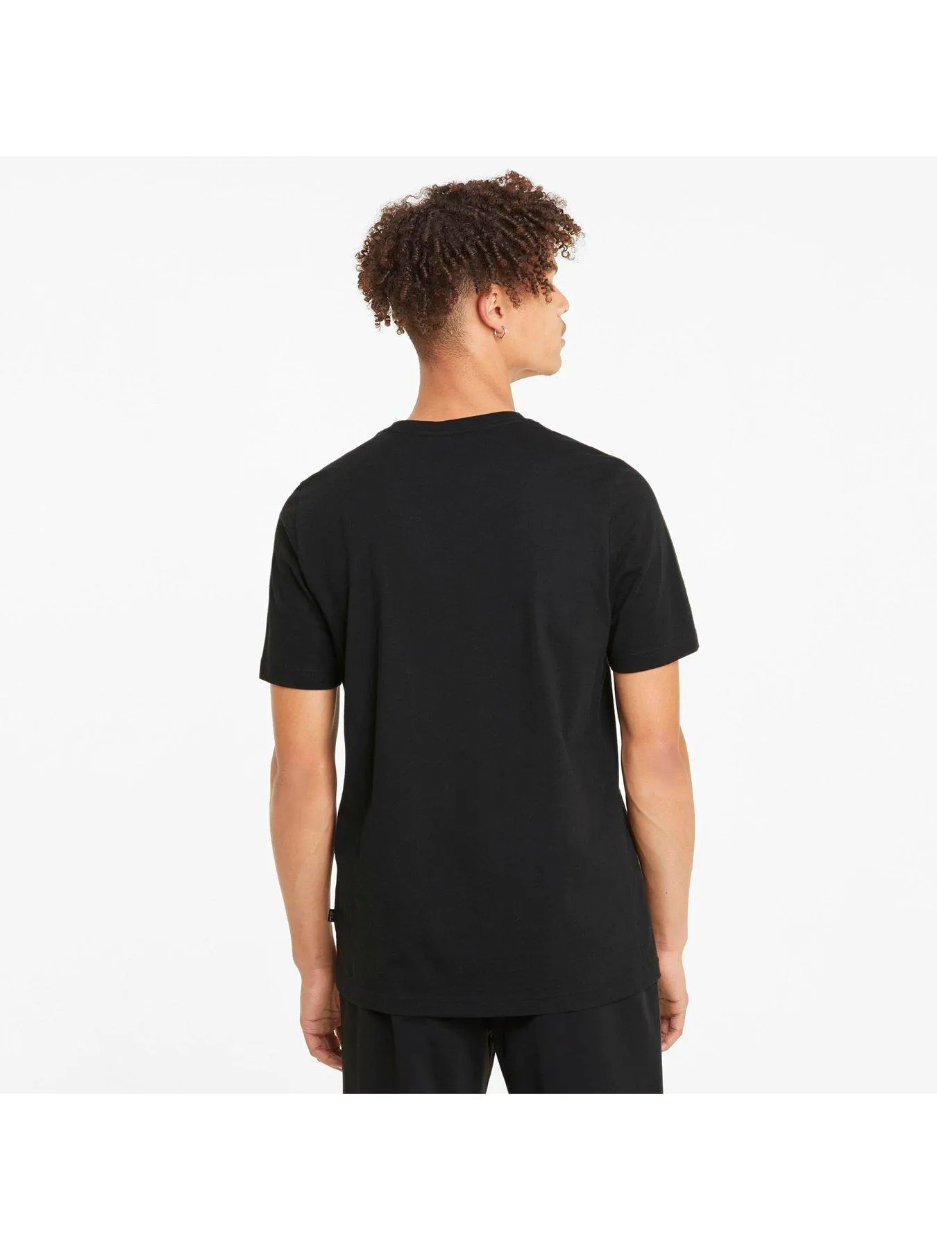 Puma Ess Big Logo Tee - Black