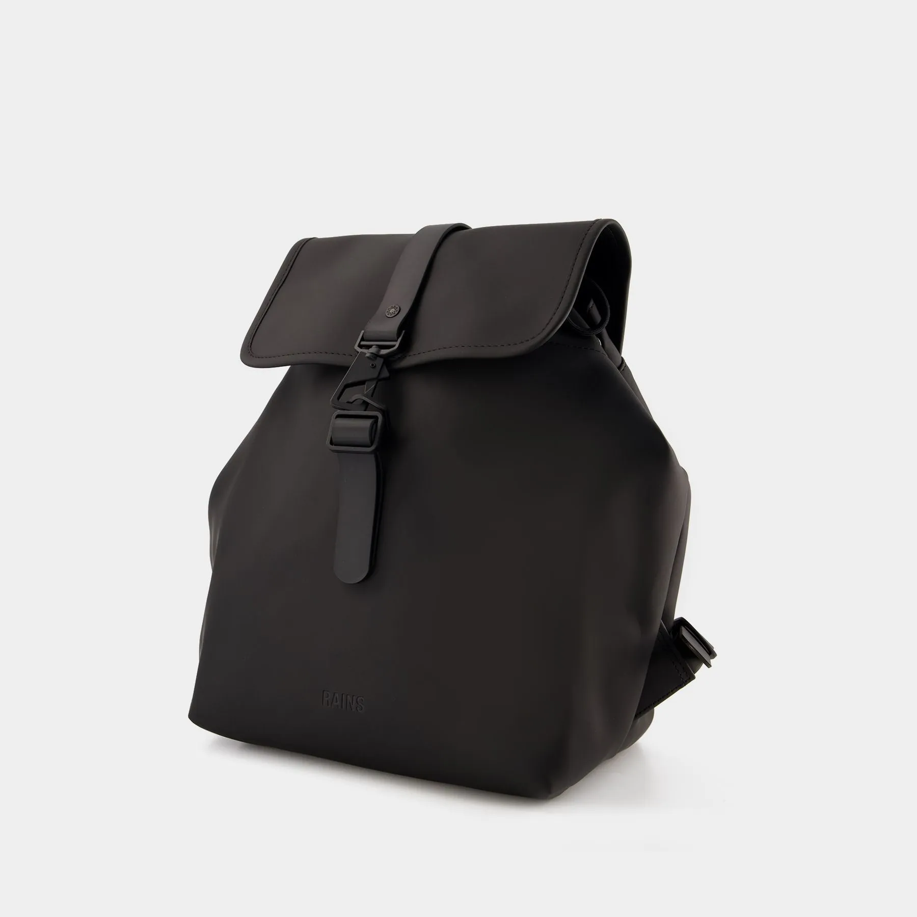 RAINS  Bucket Backpack - Rains - Synthetic - Black