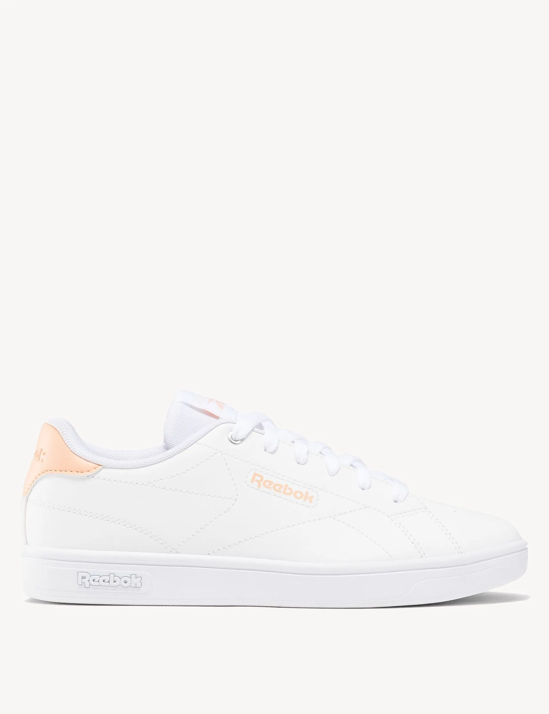 Reebok Court Clean Sneakers - Cloud White/Peach Glow/Blush