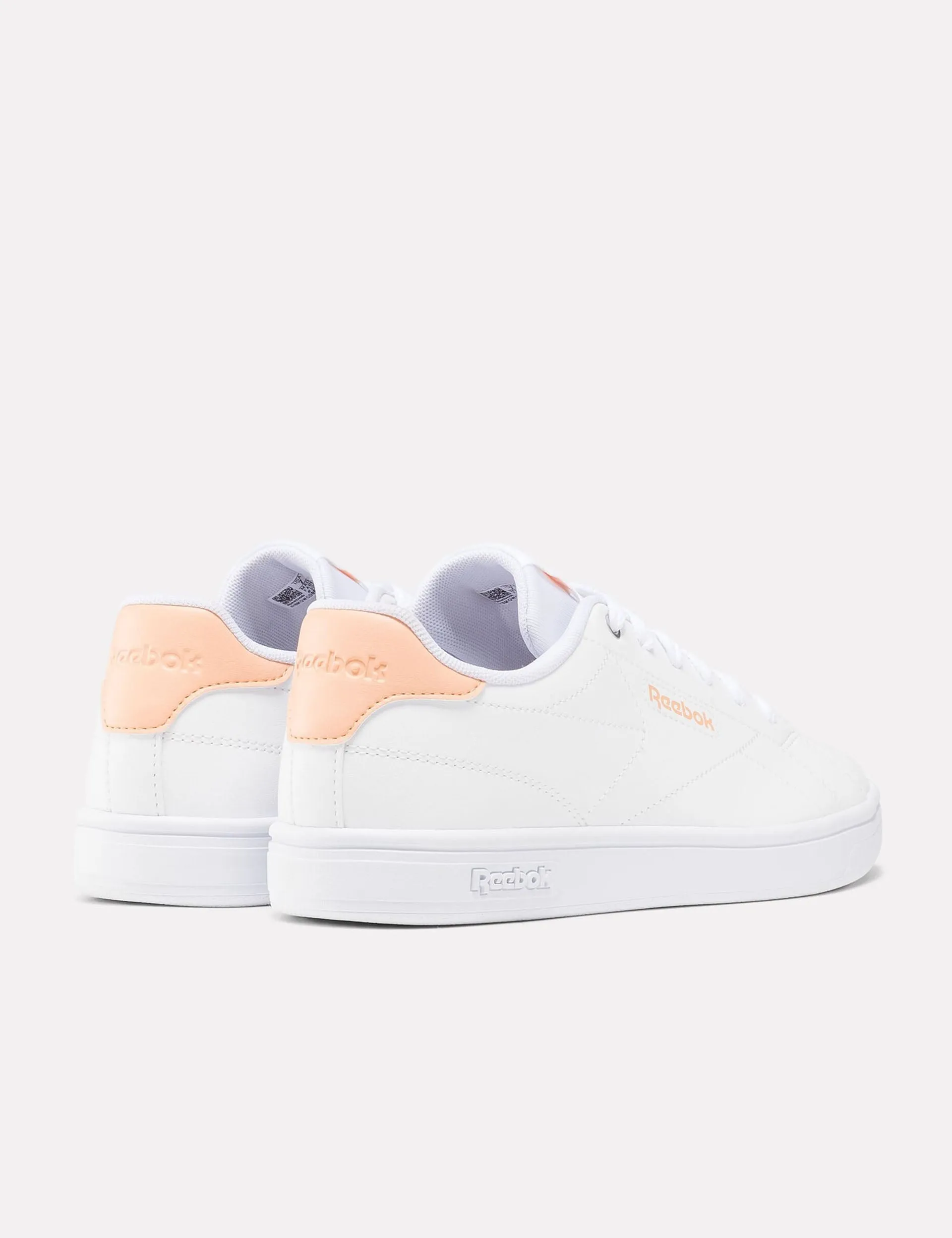 Reebok Court Clean Sneakers - Cloud White/Peach Glow/Blush