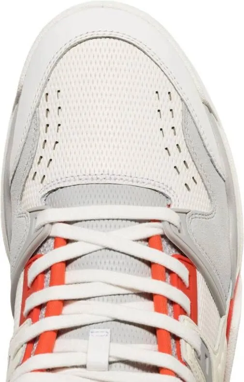 Reebok LTD colour-block panelled leather sneakers White