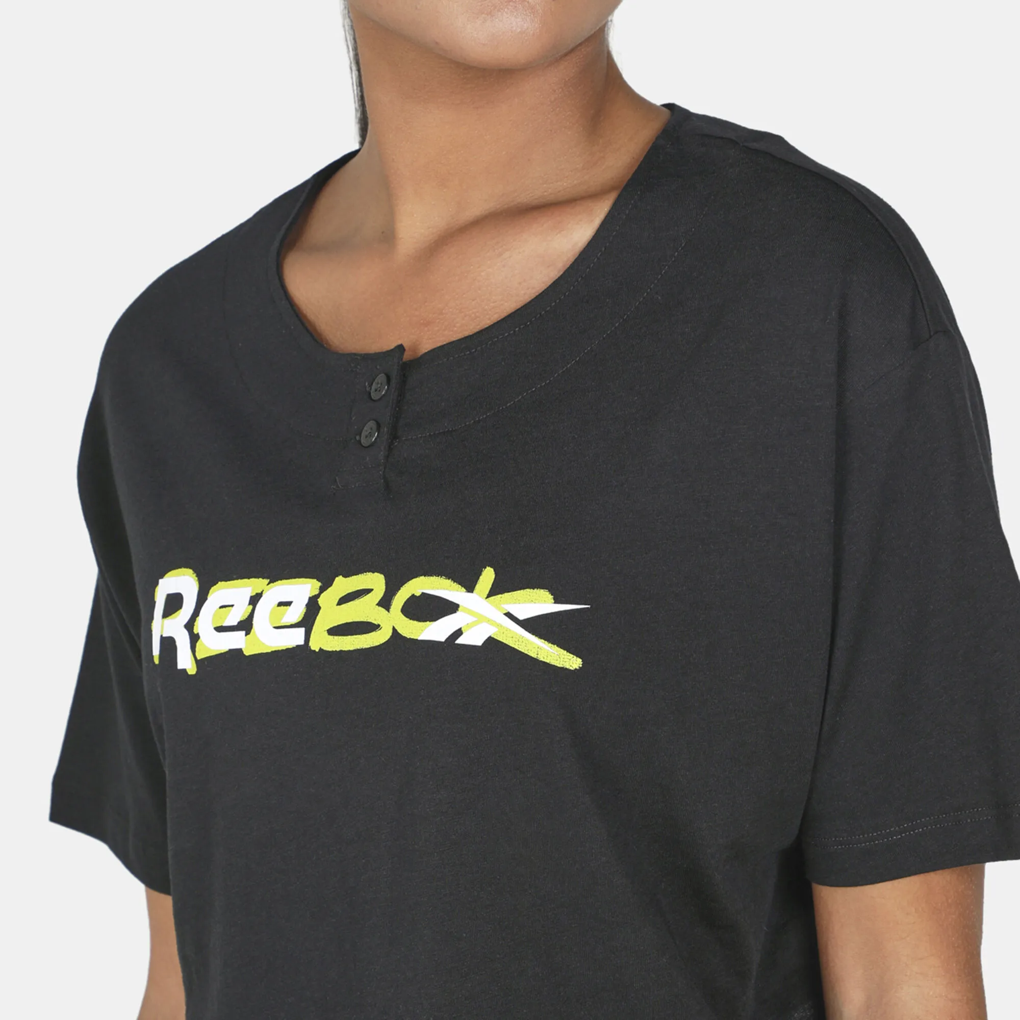 Reebok Women's Meet You There Cropped T-Shirt