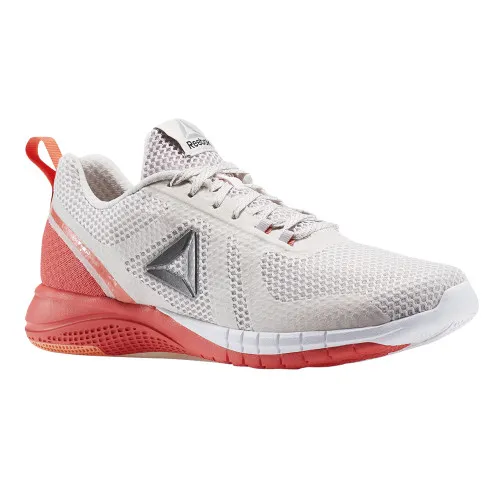 Reebok Women's Print Run 2.0 Running Shoe Ash/Coral