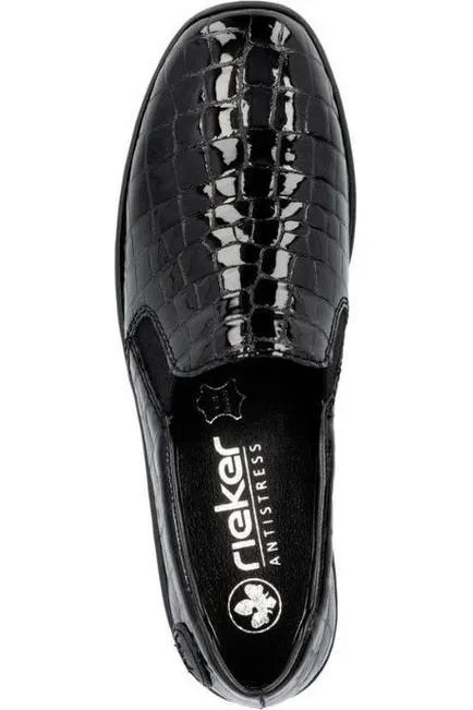 Rieker Ladies Shoes 48752-00 black