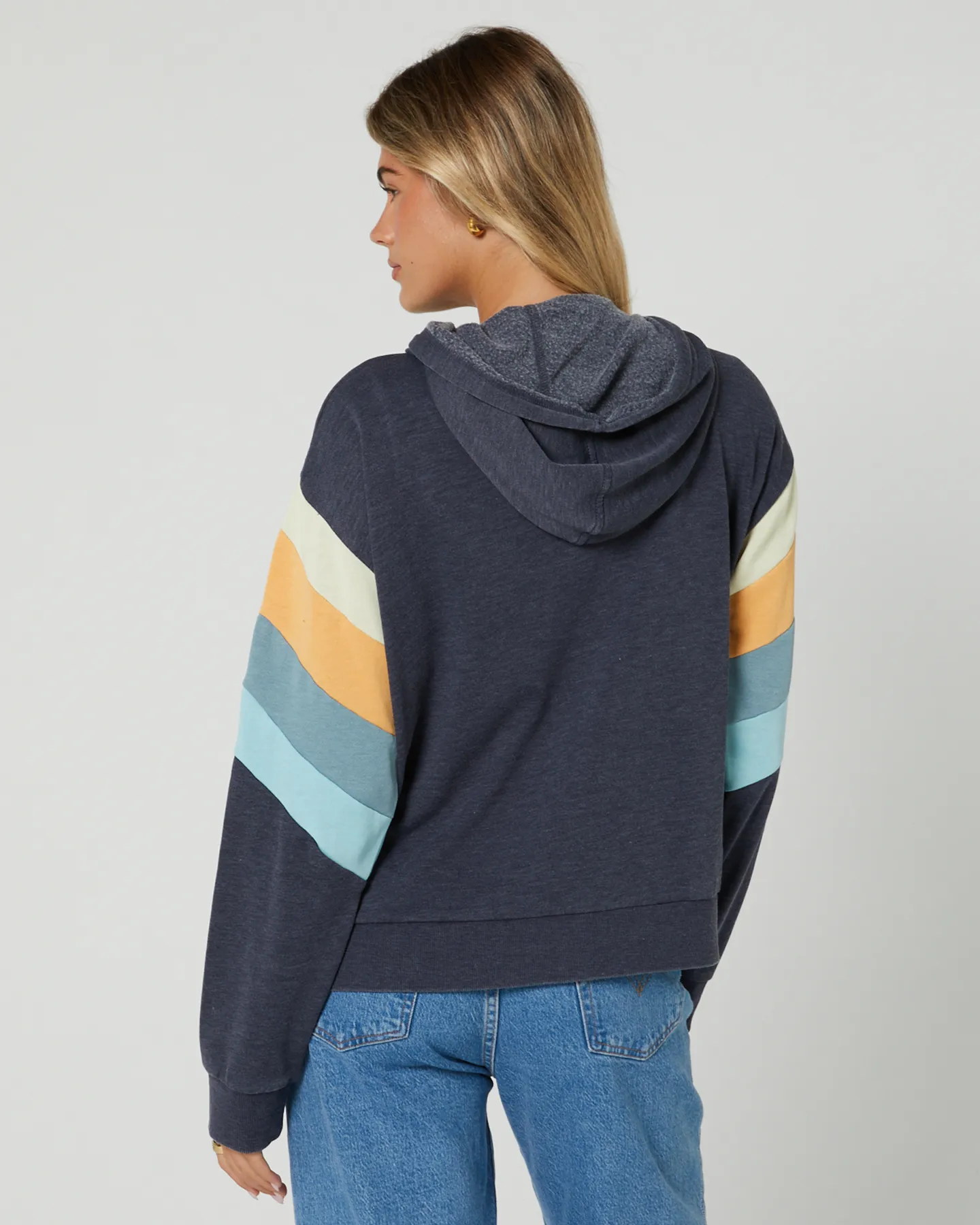 Rip Curl Surf Revival Zip Thru Hoodie - Navy | SurfStitch