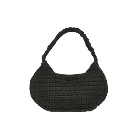 SAND CROCHET bag - PAVED BLACK