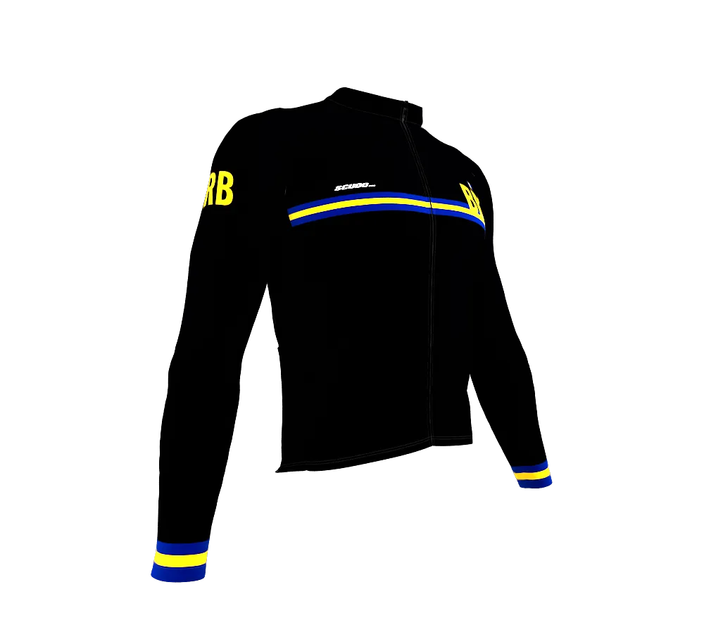 ScudoPro Pro Thermal Long Sleeve Cycling Jersey Country CODE Barbados Black | Men and Women